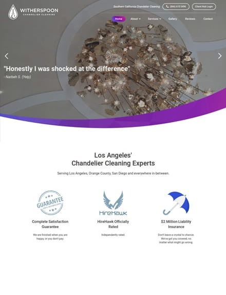 Witherspoon Chandelier Cleaning